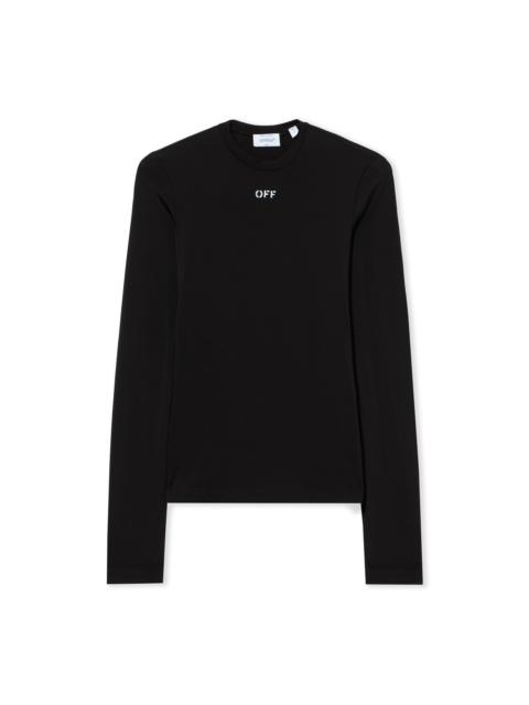 Off Stamp Sec Skin L/S Crew