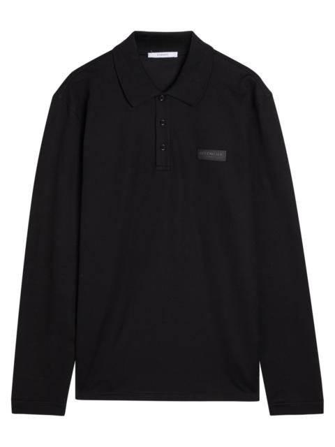 Givenchy Logo-appliquéd Piqué Cotton Polo Shirt