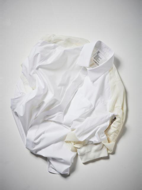 Cotton Poplin x Nylon Twill Dress