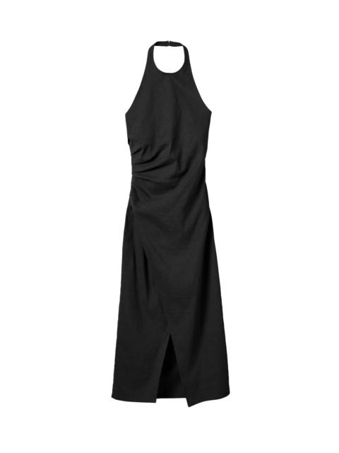 Sylvie Linen Midi Halter Dress