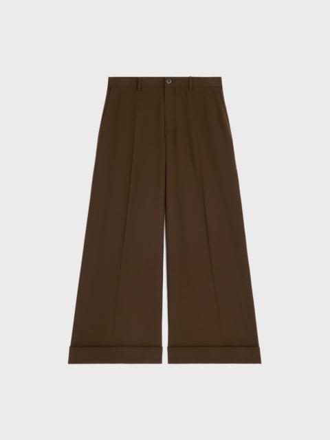 docks trousers IN stretch wool gabardine