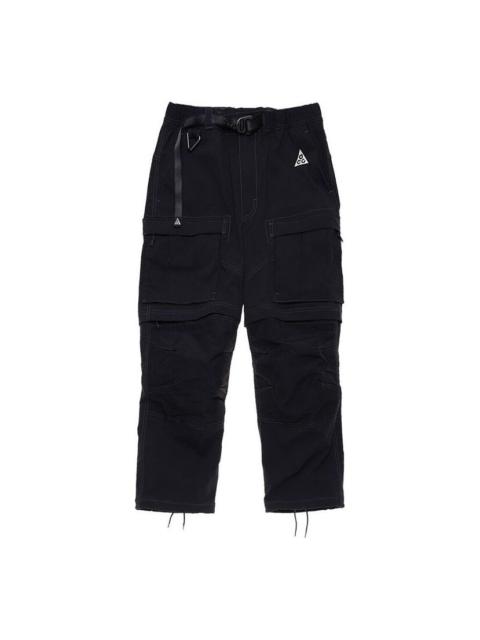 Nike ACG Smith Summit Cargo Pocket Bundle Feet Breathable Casual Long Pants Black CV0656-011