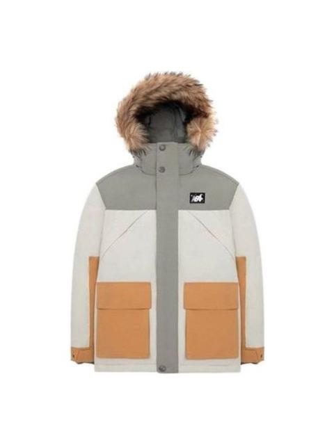 New Balance x Tyakasha Color Block Jacket 'Grey White Orange' NPA4N413-BEI