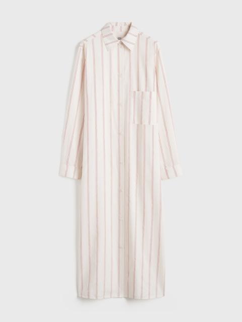 Striped tunic dress ecru/blossom