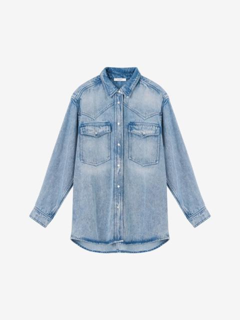 TANIAMI FLUID DENIM SHIRT