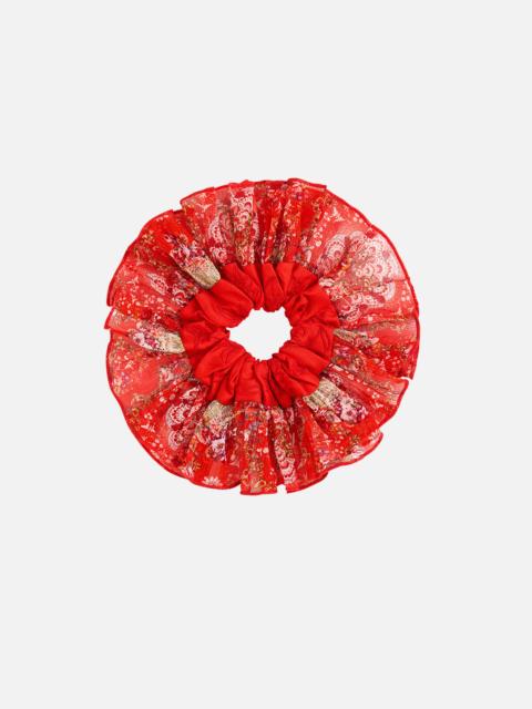 SCRUNCHIE WITH FRILL EDGE