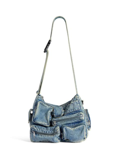 Men's Superbusy Messenger Bag in Vintage Blue