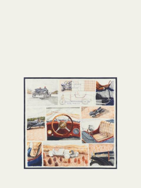 Men's Roadster Cashmere and Silk Foulard