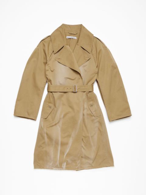Belted coat - Mushroom beige