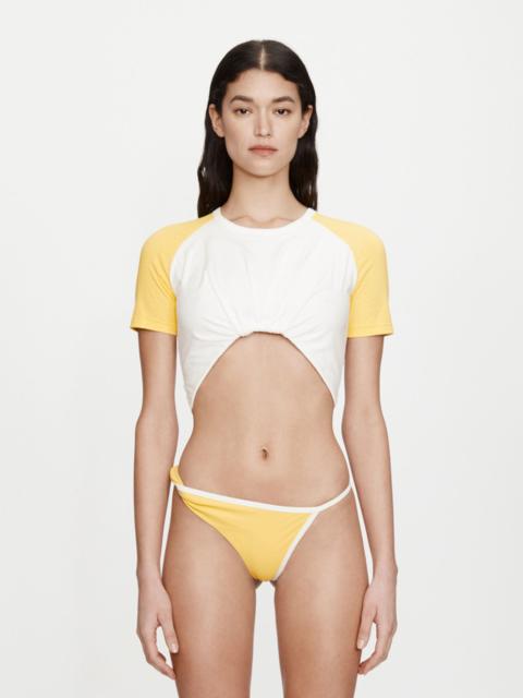 Tucked Ringer Jersey Tee