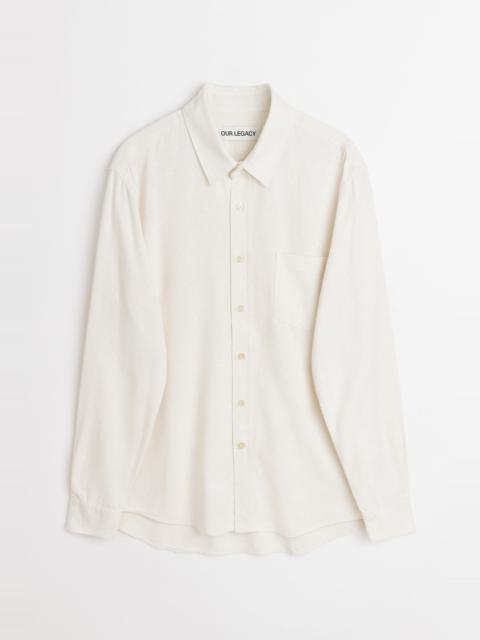Classic Shirt White Silk