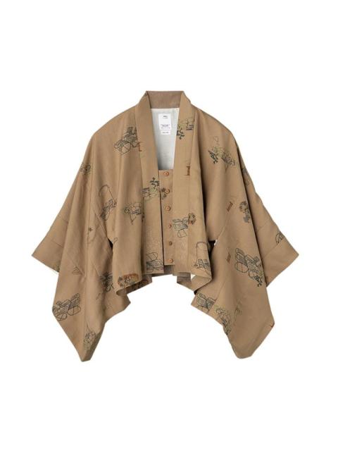 KIMONO CROPPED JKT W BEIGE