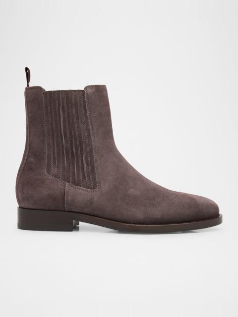 Men's Suede Chelsea Boots