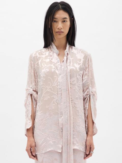 Dien Stand Collar Long Shirt