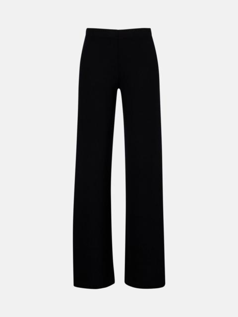 Lauren mid-rise jersey wide-leg pants