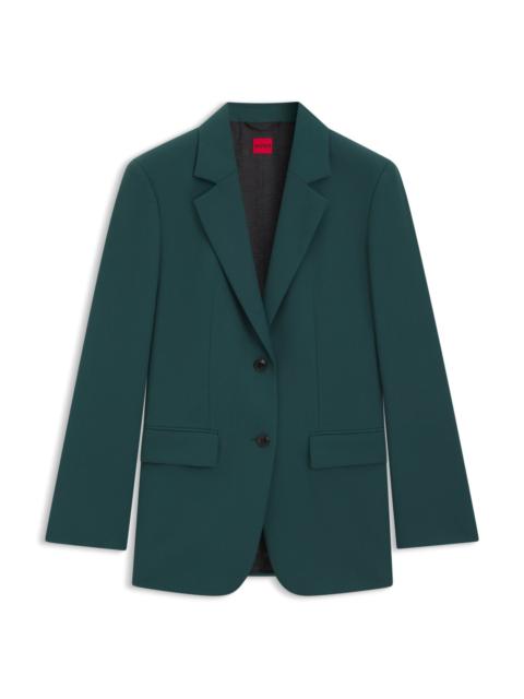 REGULAR-FIT BLAZER WITH LONG LENGTH