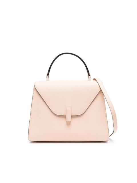 Iside pebbled-leather crossbody bag