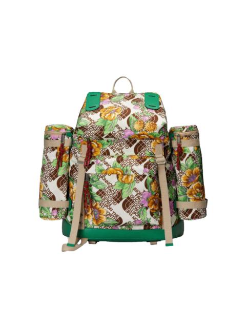 Gucci x The North Face Large Backpack Green Multi