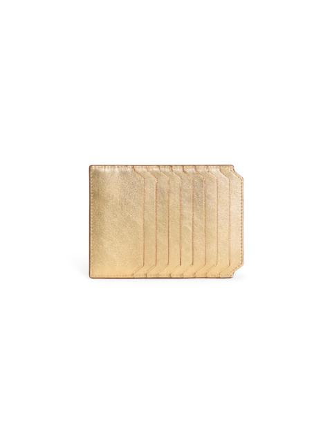Gold laminated leather document holder