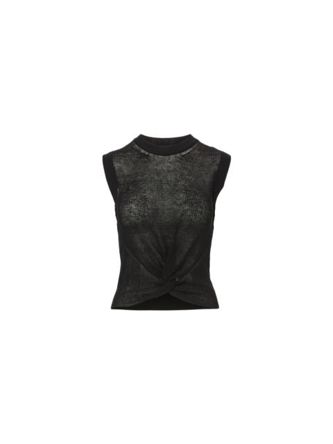 KELLEN TWIST-FRONT SWEATER