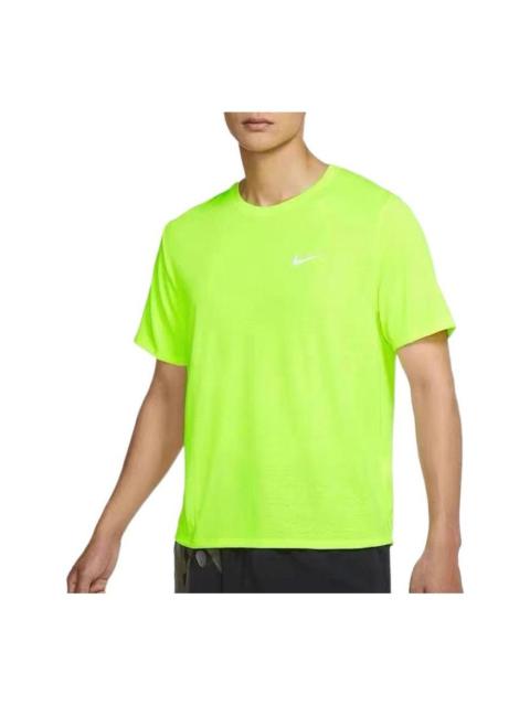 Nike Dri-FIT Miler Short Sleeves Training Tee 'Neon Green' CU5993-702