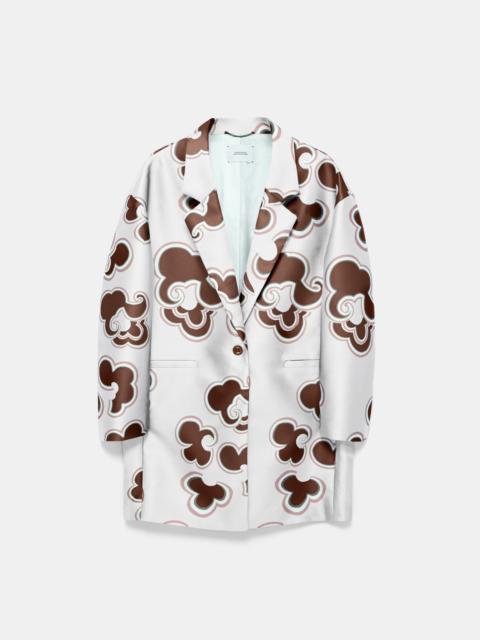 FLORAL STATEMENT coat