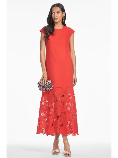 SABETTE DRESS - CHERRY