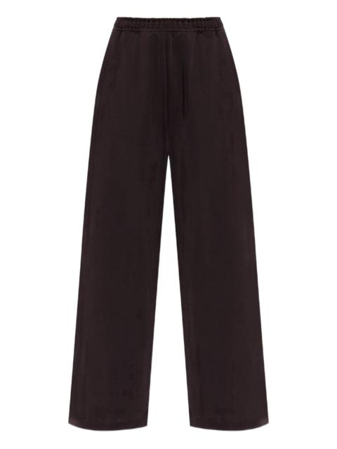 logo-embroidered trousers