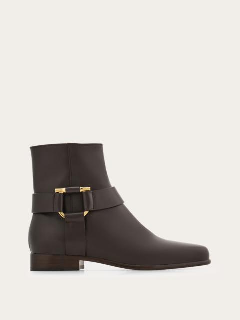 Gancini ornament ankle boot