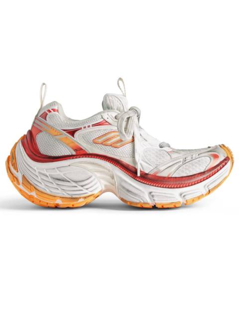 Women's 10xl Sneaker in White/red/orange