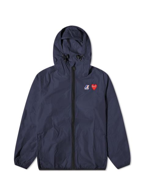 Comme des Garcons Play x K-Way Full Zip Packable Jacket