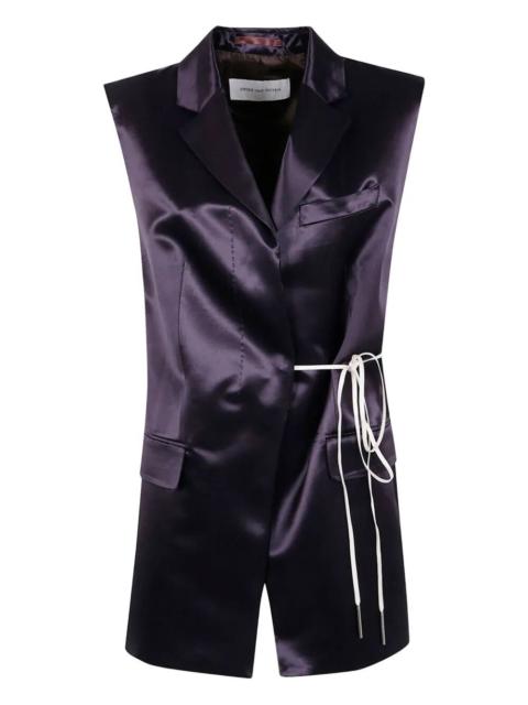 Introducing the "BIMBLA 2071" SLEEVELESS JACKET from the prestigious brand DRIES VAN NOTEN, a must-h
