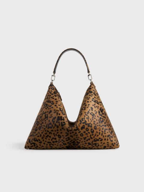 Bevel pony hair bag leopard
