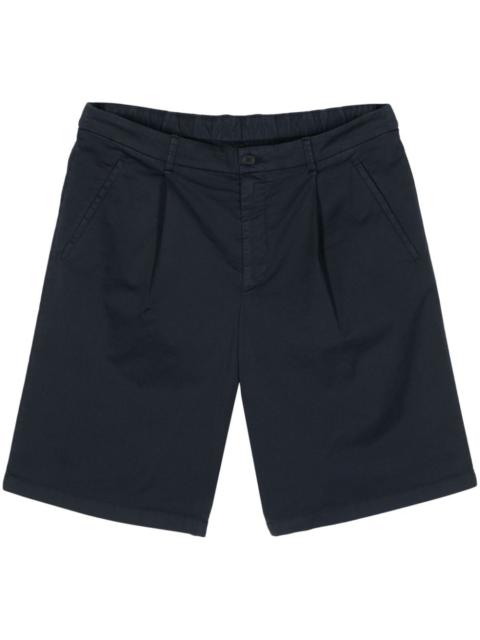 pleat-detail chino shorts