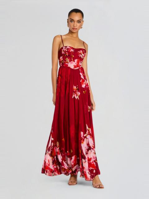 TUHI CORSETED LONG DRESS