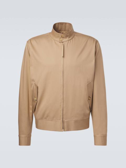Cotton blouson jacket