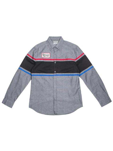Billionaire Boys Club Service Bay Long Sleeve Woven Shirt Gray/Chambray