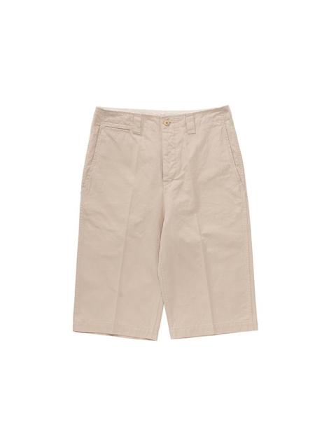 WIDE CHINO SHORTS IVORY