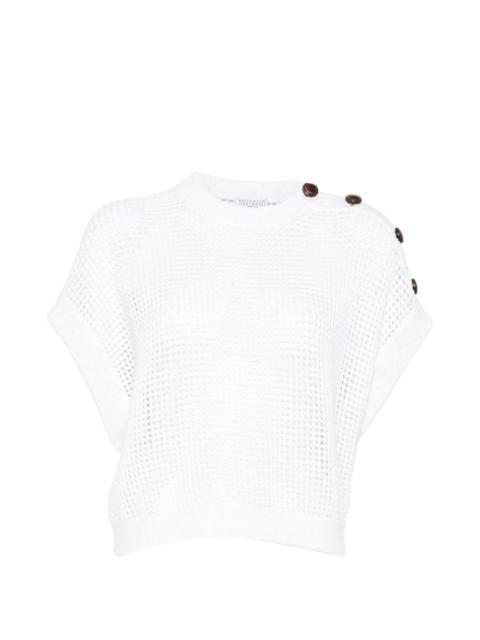 button knitted sweater