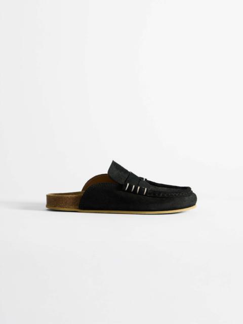MENS STITCH LOAFER IN BLACK