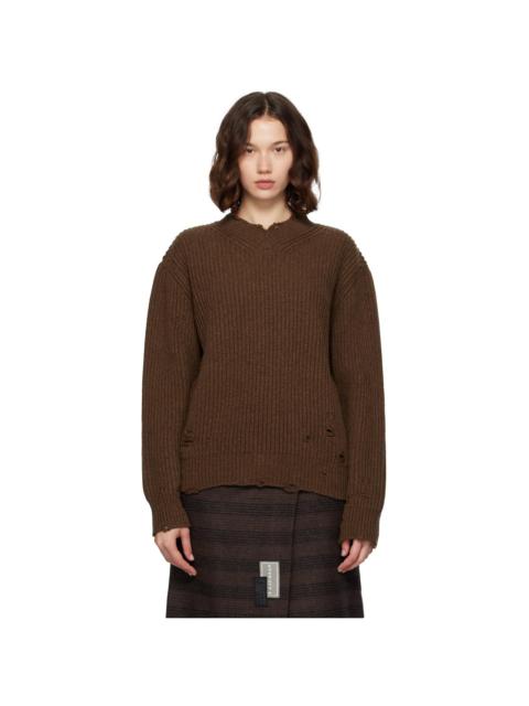 Brown Wool Sweater