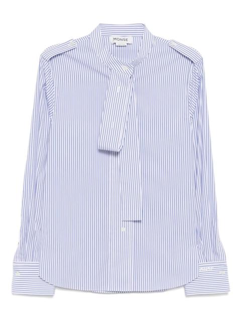 epaulette buttoned shirt