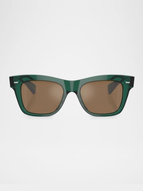 Men's OV5542SU 51 Acetate Square Sunglasses