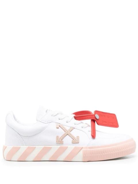 OFF-WHITE WOMEN Low Vulcanized Canvas White Powder