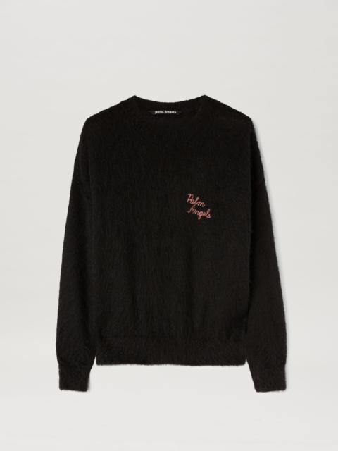 SPRAYED PALM SWEATER INTARSIA