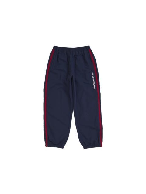Supreme Contrast Zip Warm Up Pant Navy