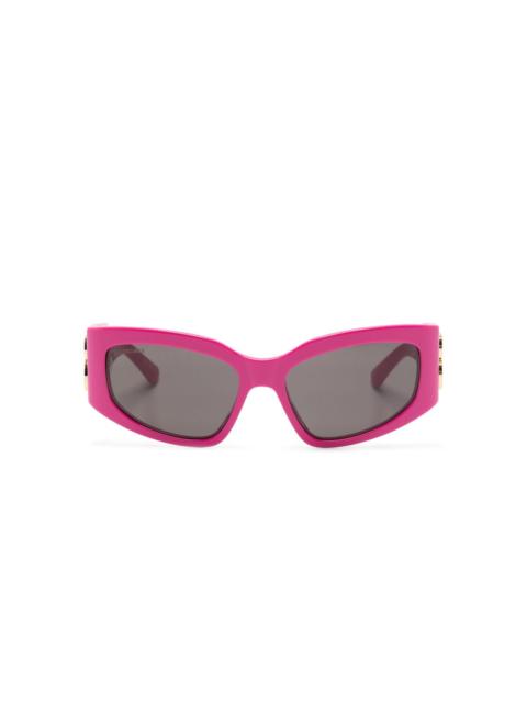 Bossy butterfly-frame sunglasses