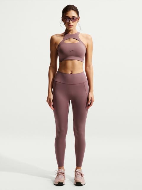 Nike Universa Women's High-Waisted 7/8 Leggings with No Front Seam