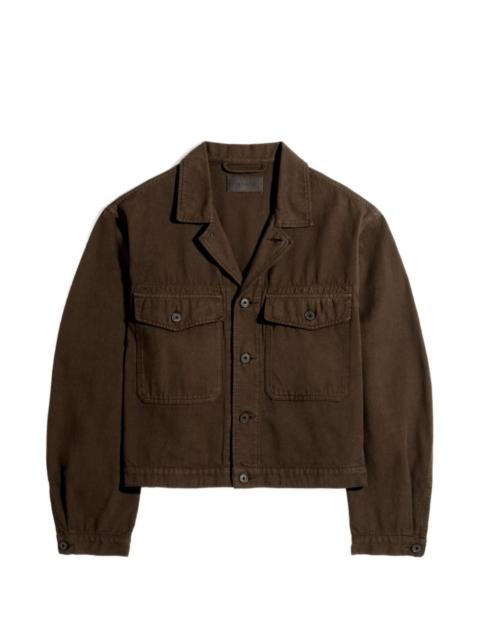 flap-pocket trucker jacket