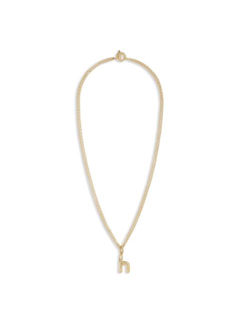 The Puffy Initial necklace